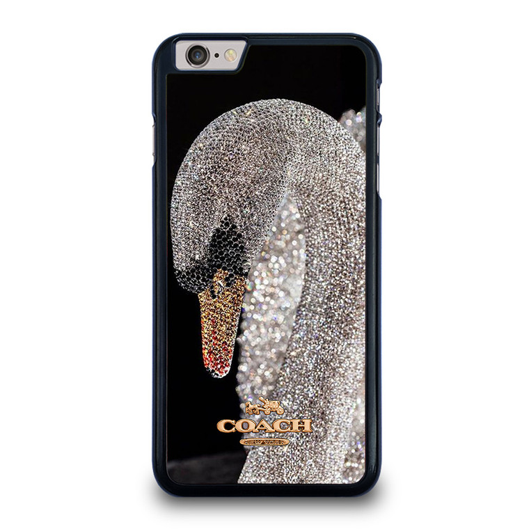 COACH NEW YORK LOGO DIAMOND SWAN iPhone 6 / 6S Plus Case Cover