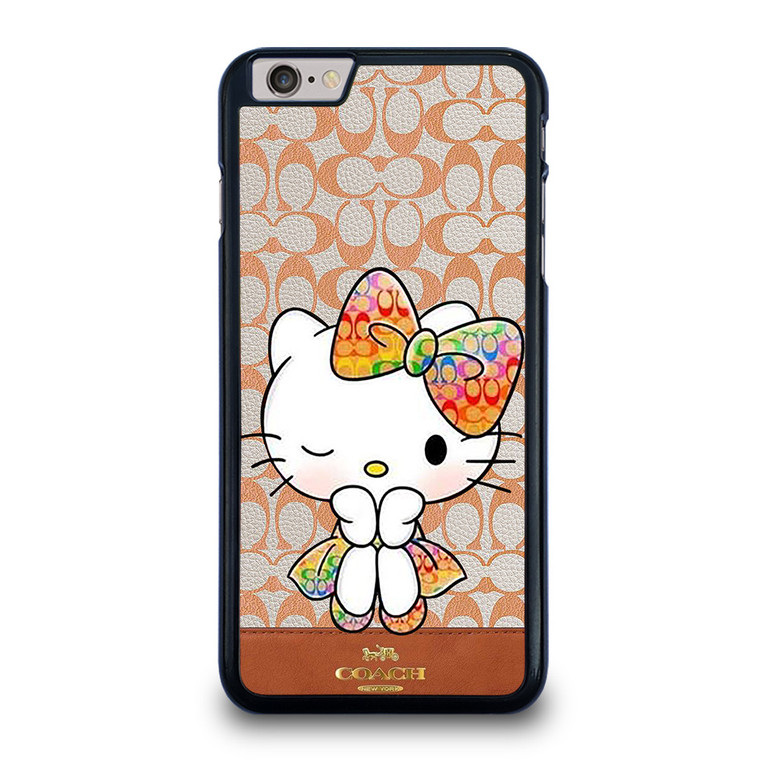 COACH NEW YORK LOGO HELLO KITTY iPhone 6 / 6S Plus Case Cover