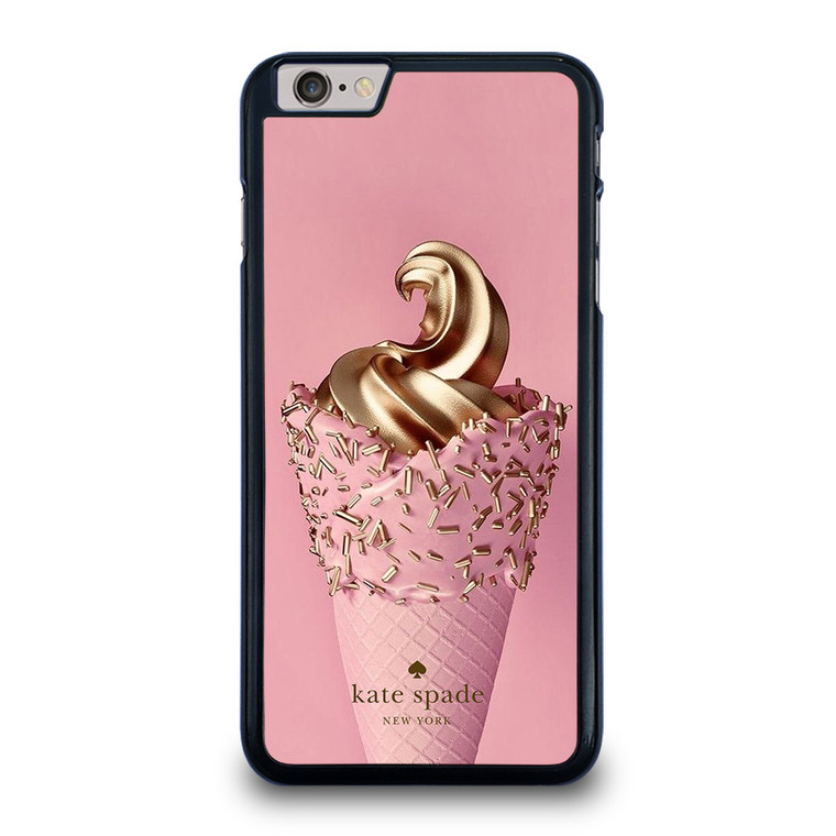 KATE SPADE NEW YORK LOGO GOLDEN ICE CREAM iPhone 6 / 6S Plus Case Cover