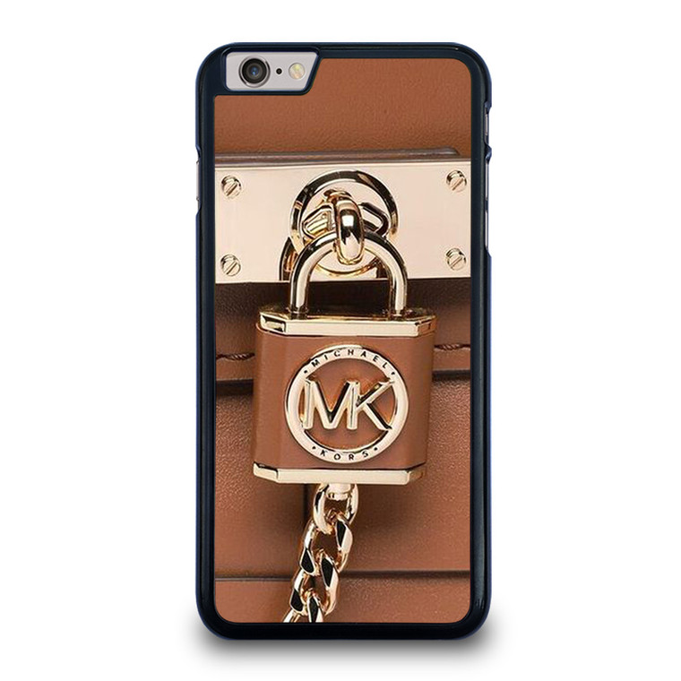 MICHAEL KORS LOGO MK PADLOCK BROWN iPhone 6 / 6S Plus Case Cover