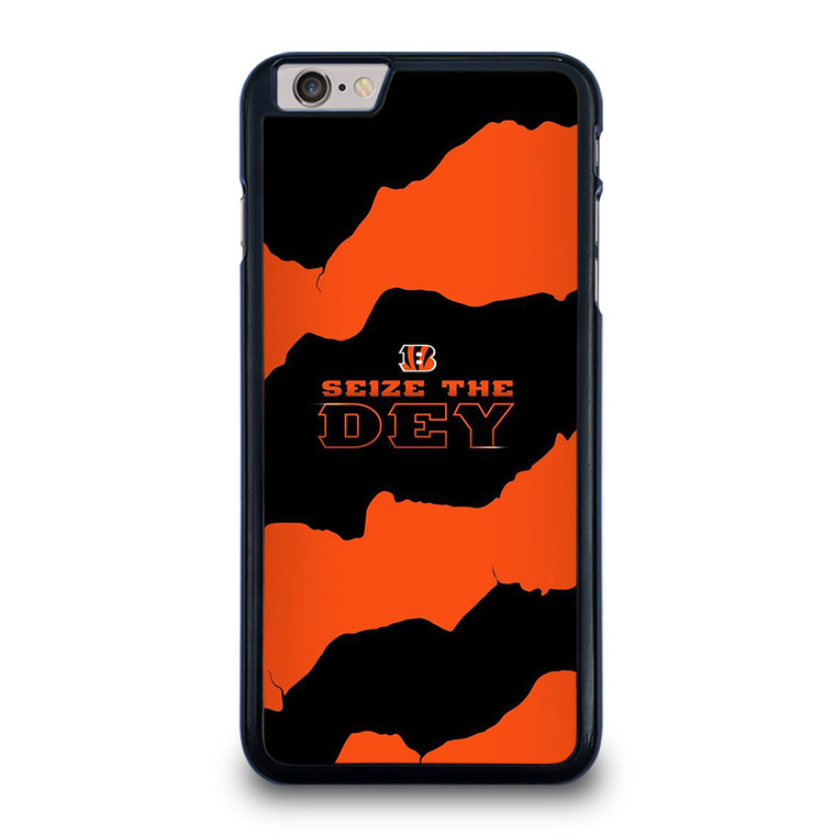 SEIZE THE DEY CINCINNATI BENGALS LOGO FOOTBALL TEAM iPhone 6 / 6S Plus Case Cover
