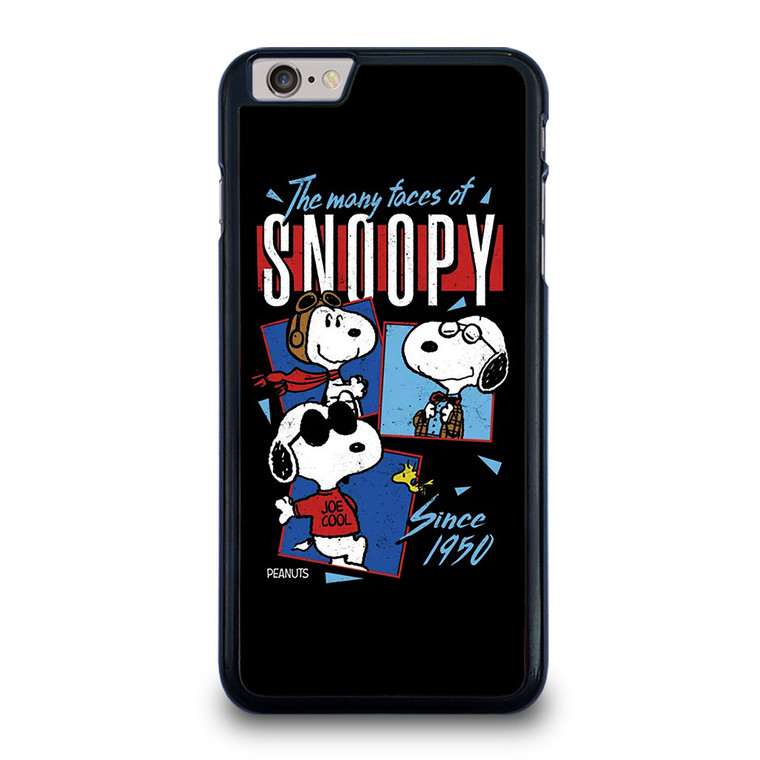 SNOOPY FACES THE PEANUTS CARTOON iPhone 6 / 6S Plus Case Cover