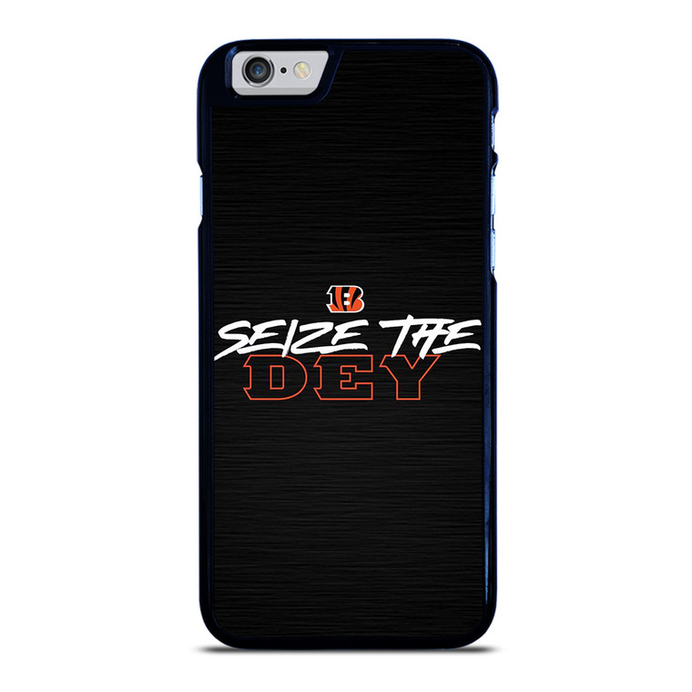 CINCINNATI BENGALS LOGO FOOTBALL TEAM SEIZE THE DEY iPhone 6 / 6S Case Cover