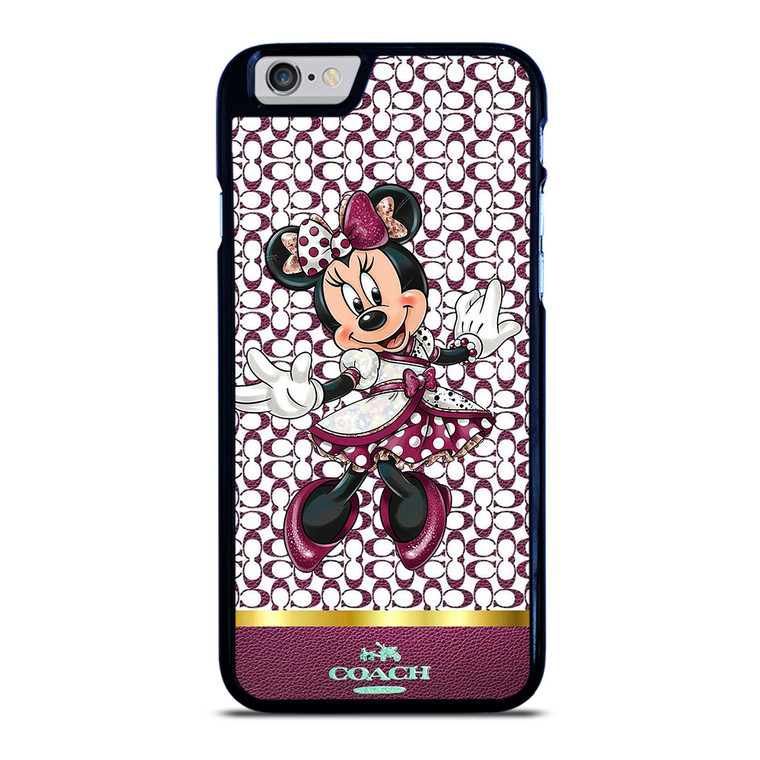 COACH NEW YORK LOGO MINNIE MOUSE DISNEY iPhone 6 / 6S Case Cover
