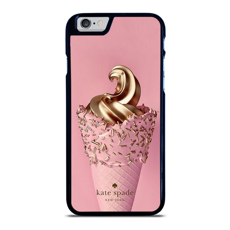 KATE SPADE NEW YORK LOGO GOLDEN ICE CREAM iPhone 6 / 6S Case Cover