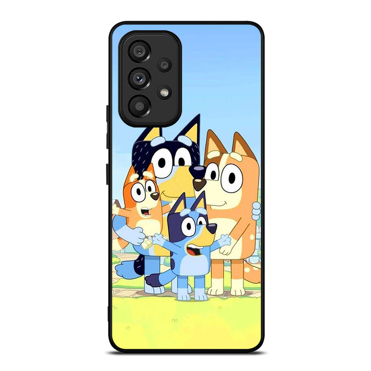 BLUEY CHARACTERS CARTOON Samsung Galaxy A53 Case Cover
