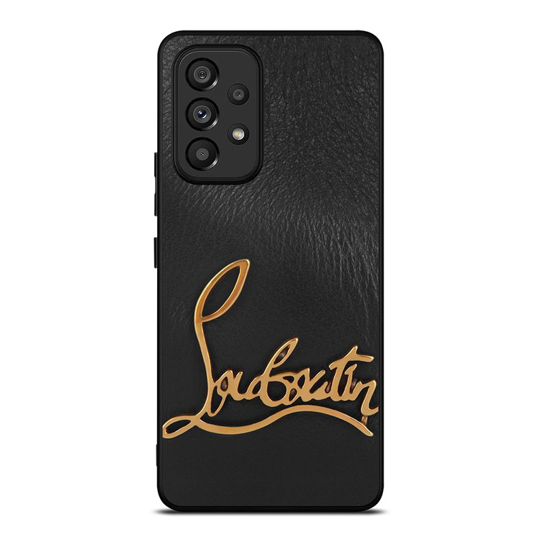 CHRISTIAN LOUBOUTIN LOGO LEATHER Samsung Galaxy A53 Case Cover