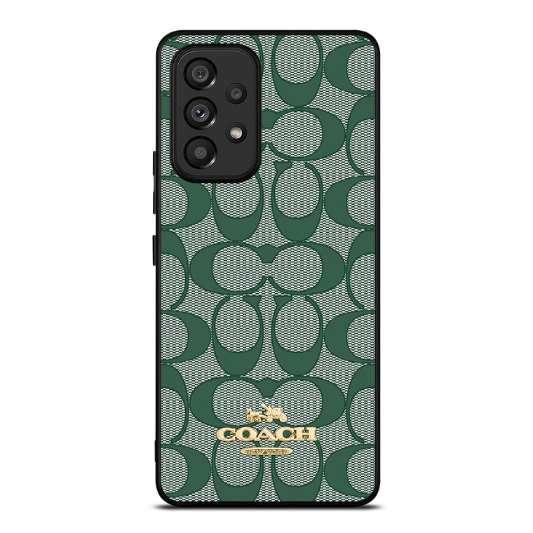 COACH NEW YORK LOGO GREEN ICONS Samsung Galaxy A53 Case Cover