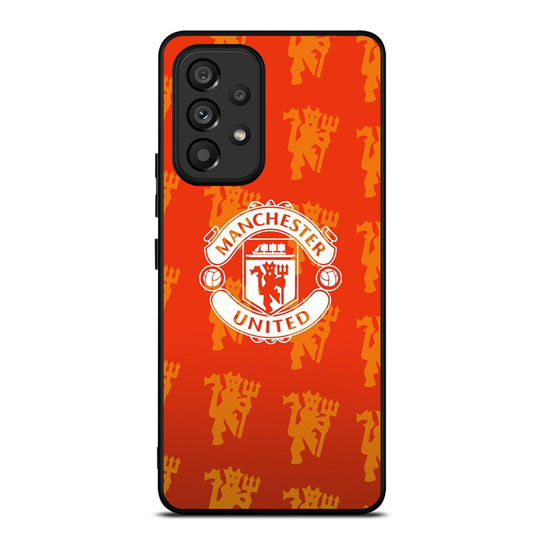 MANCHESTER UNITED FC LOGO RED DEVILS Samsung Galaxy A53 Case Cover