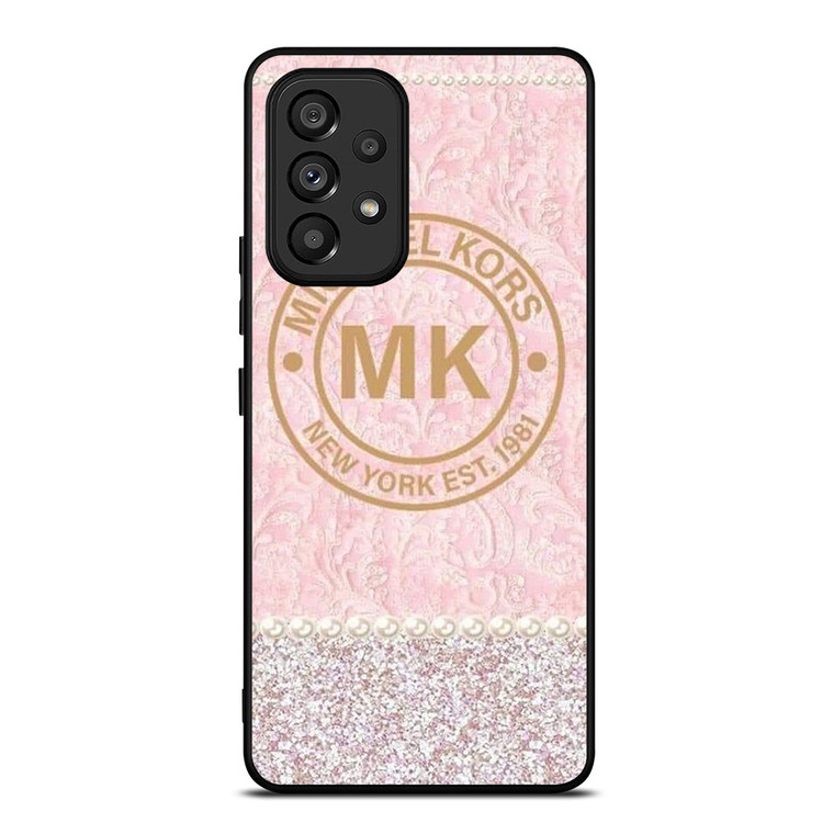 MICHAEL KORS MK LOGO PINK Samsung Galaxy A53 Case Cover