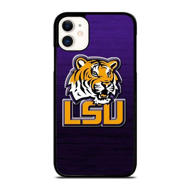 LSU TIGERS  WOODEN LOGO iPhone 11 Case Cover
