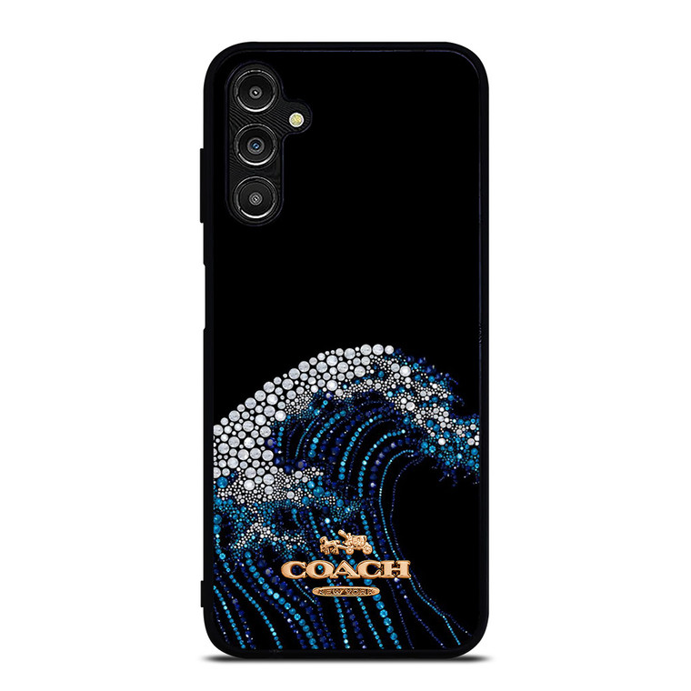 COACH NEW YORK LOGO DIAMOND WAVE Samsung Galaxy A14 Case Cover