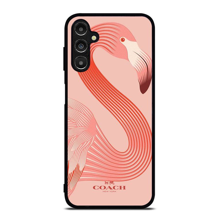COACH NEW YORK LOGO FLAMINGO ICON Samsung Galaxy A14 Case Cover
