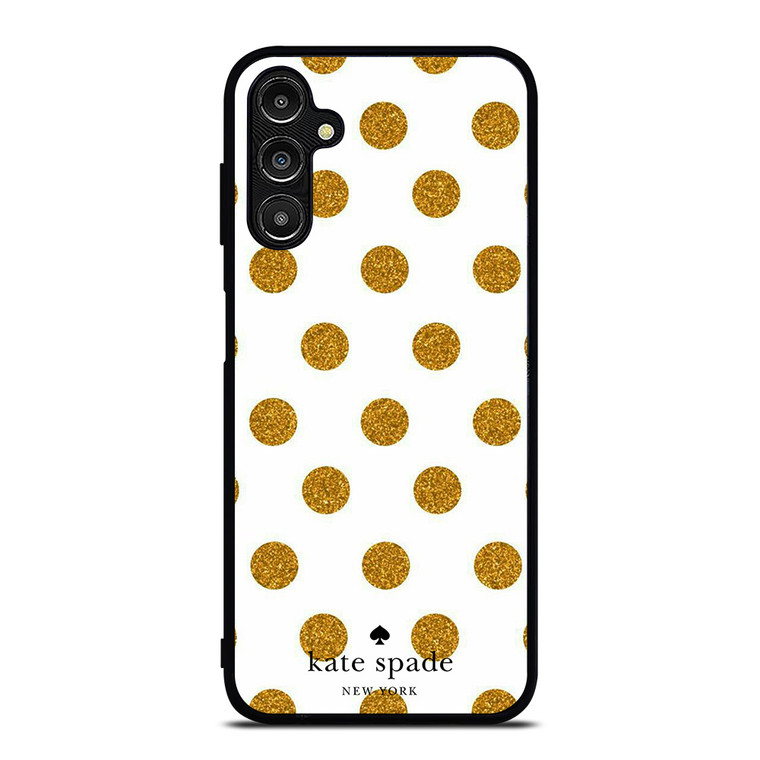 KATE SPADE NEW YORK LOGO GOLDEN POLKADOTS Samsung Galaxy A14 Case Cover