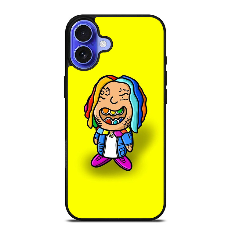 6IX9INE 69 SIXNINE RAPPER CARTOON iPhone 16 Case Cover