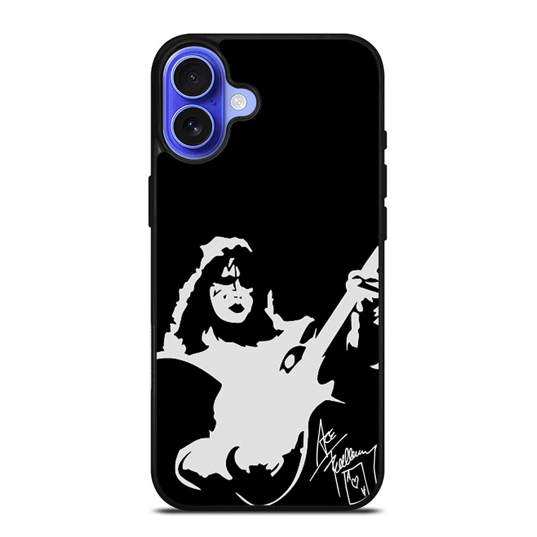 ACE FREHLEY KISS SILHOUETTE iPhone 16 Case Cover