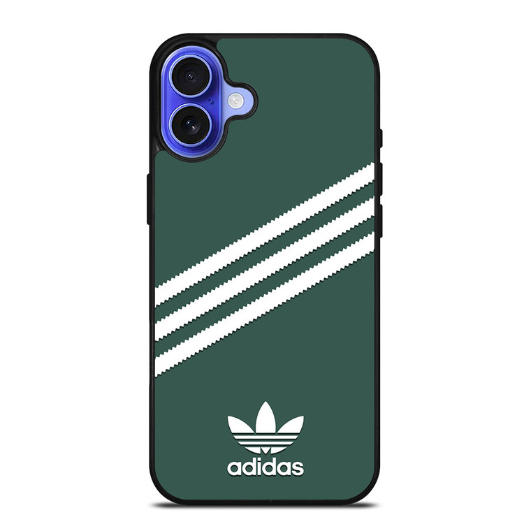 ADIDAS ORIGINALS STRIPES GREEN iPhone 16 Case Cover