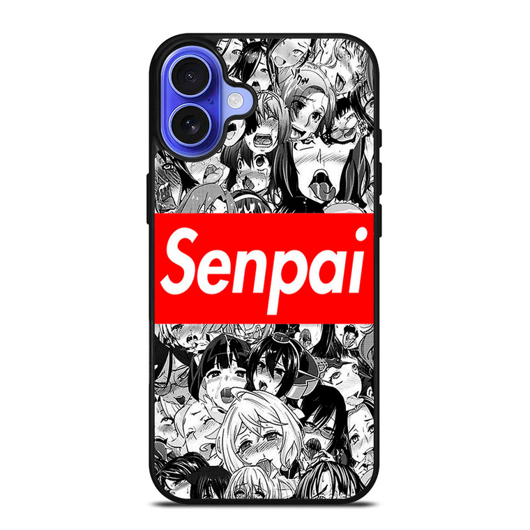AHEGAO SENPAI iPhone 16 Case Cover