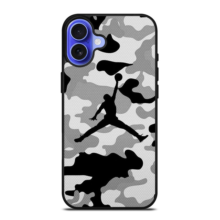 AIR JORDAN CAMO iPhone 16 Case Cover
