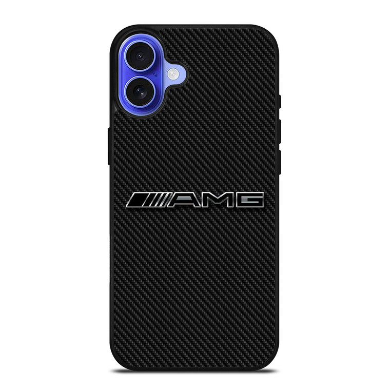 AMG MERCEDES BENZ LOGO CARBON iPhone 16 Case Cover