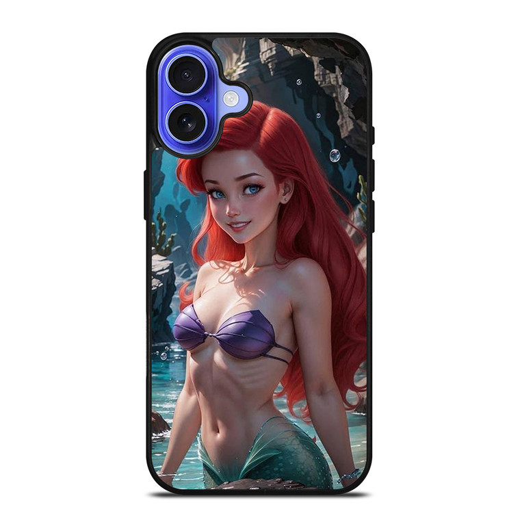 ARIEL THE LITTLE MERMAID CLASSIC DISNEY iPhone 16 Case Cover