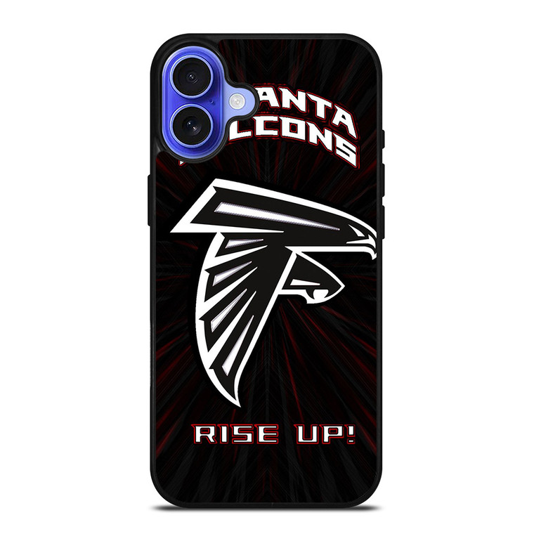 ATLANTA FALCONS RISE UP LOGO iPhone 16 Case Cover