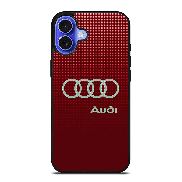 AUDI LOGO RED iPhone 16 Case Cover