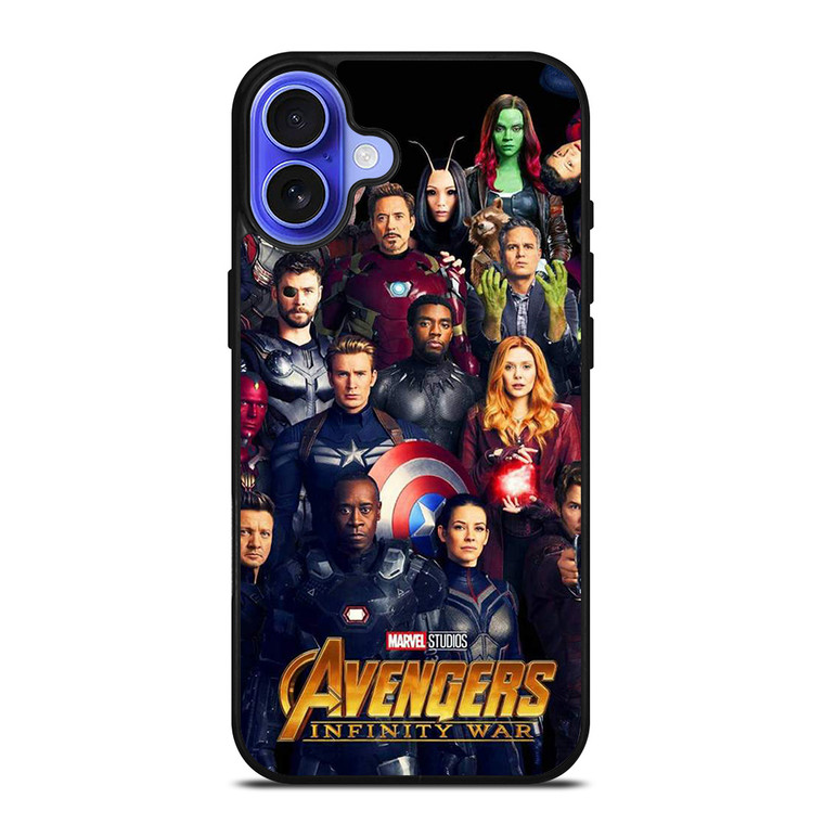 AVENGERS INFINITY WAR MARVEL iPhone 16 Case Cover