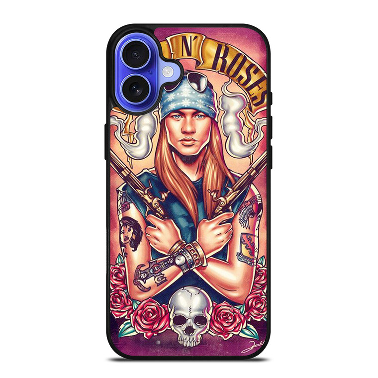 AXL GUNS N ROSES GNR iPhone 16 Case Cover