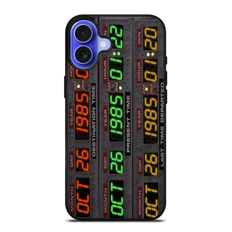 BACK TO THE FUTURE TIME CIRCUITS iPhone 16 Case Cover