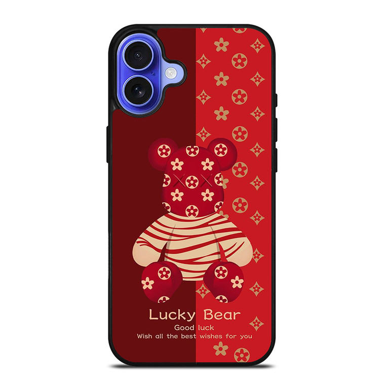 BEAR BRICK KAWS LUCKY iPhone 16 Case Cover