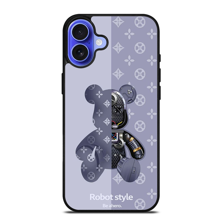 BEARBRICK ROBOT STYLE COOL BEAR iPhone 16 Case Cover