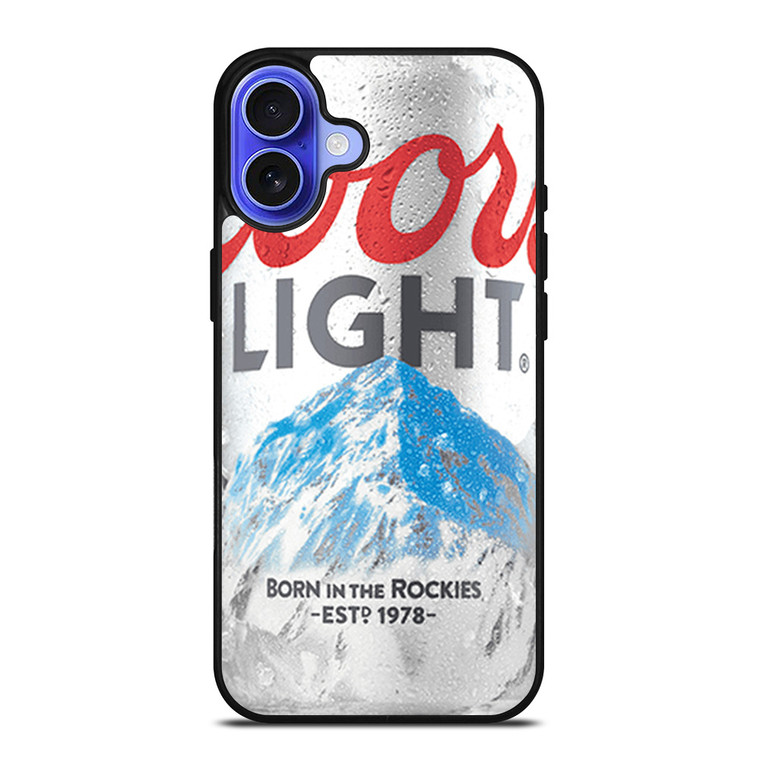 BEER CAN COORS LIGHT iPhone 16 Case Cover