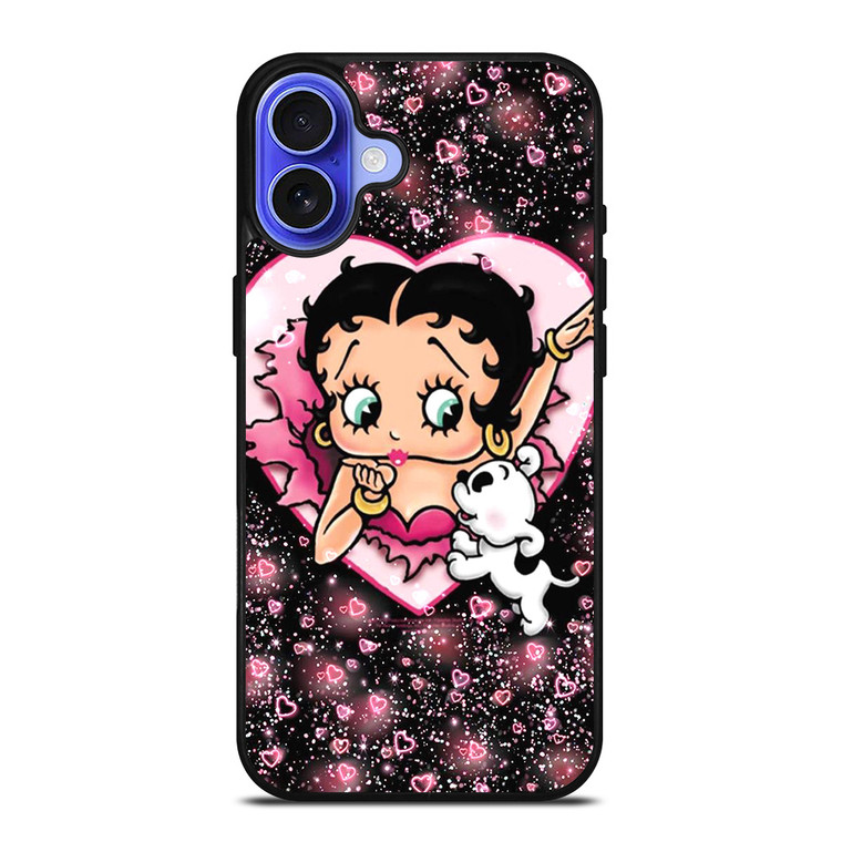 BETTY BOOP CUT LOVE iPhone 16 Case Cover