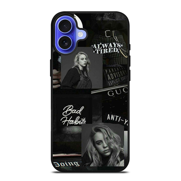 BILLIE EILISH COLLAGE iPhone 16 Case Cover