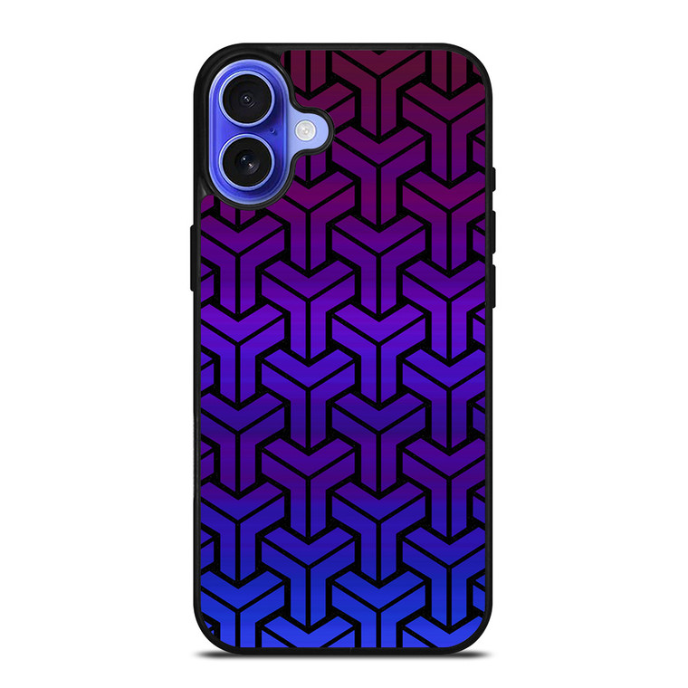 BLACK MAMBA PURPLE PATTERN iPhone 16 Case Cover