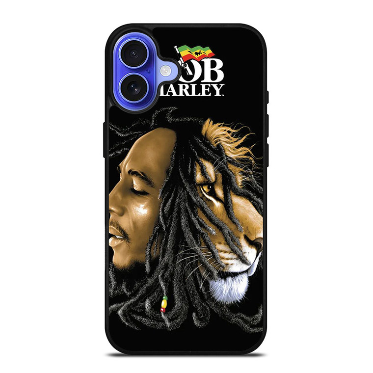 BOB MARLEY REGGAE THE LION iPhone 16 Case Cover