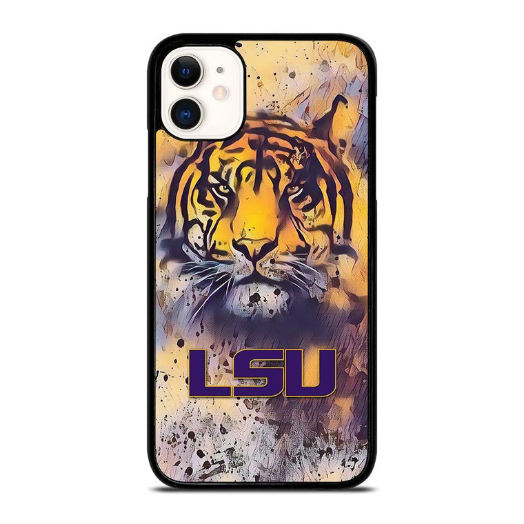 LSU TIGERS  ART LOGO iPhone 11 Case Cover