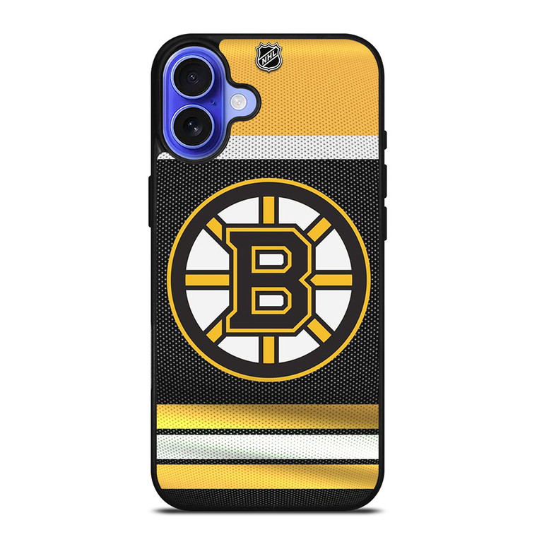 BOSTON BRUINS LOGO NHL iPhone 16 Case Cover