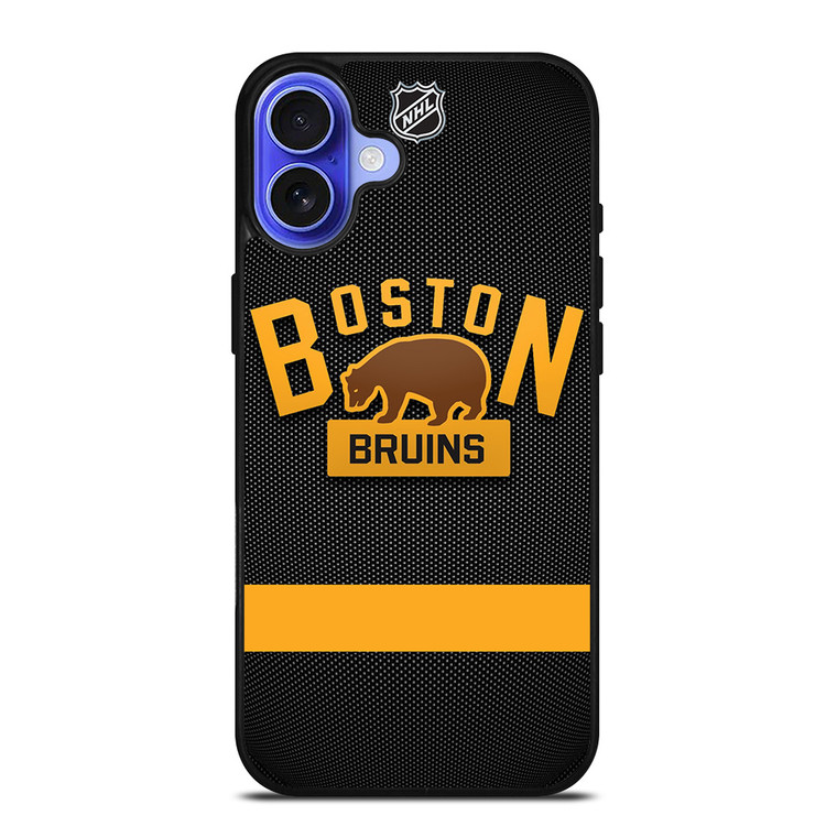 BOSTON BRUINS NHL ICON iPhone 16 Case Cover