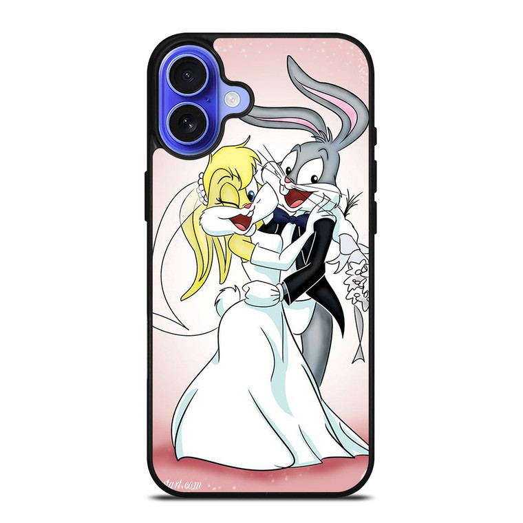 BUGS BUNNY AND LOLA LOVE iPhone 16 Case Cover
