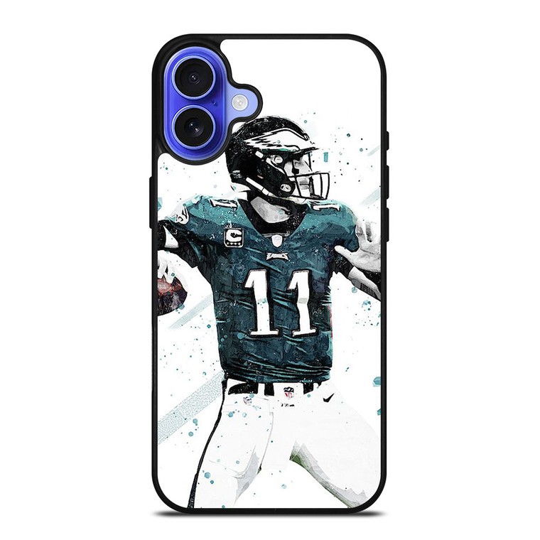 CARSON WENTZ PHILADELPHIA EAGLES FOOTBALL iPhone 16 Case Cover