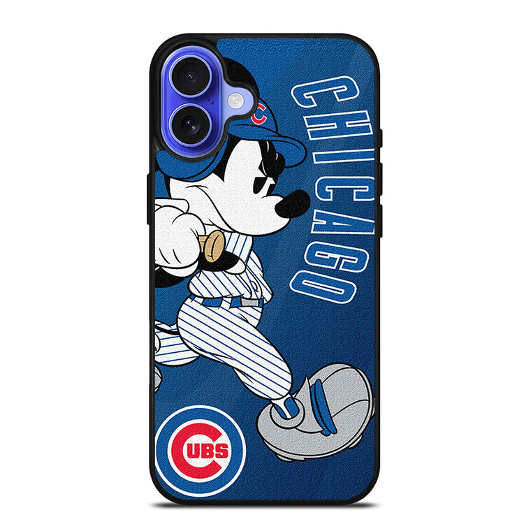 CHICAGO CUBS LOGO MICKEY MOUSE iPhone 16 Case Cover