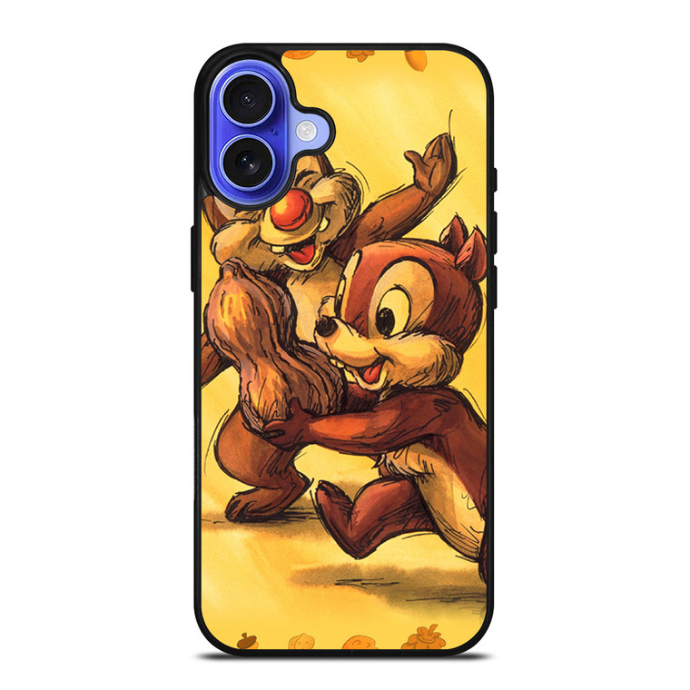 CHIP AND DALE CARTOON iPhone 16 Case Cover