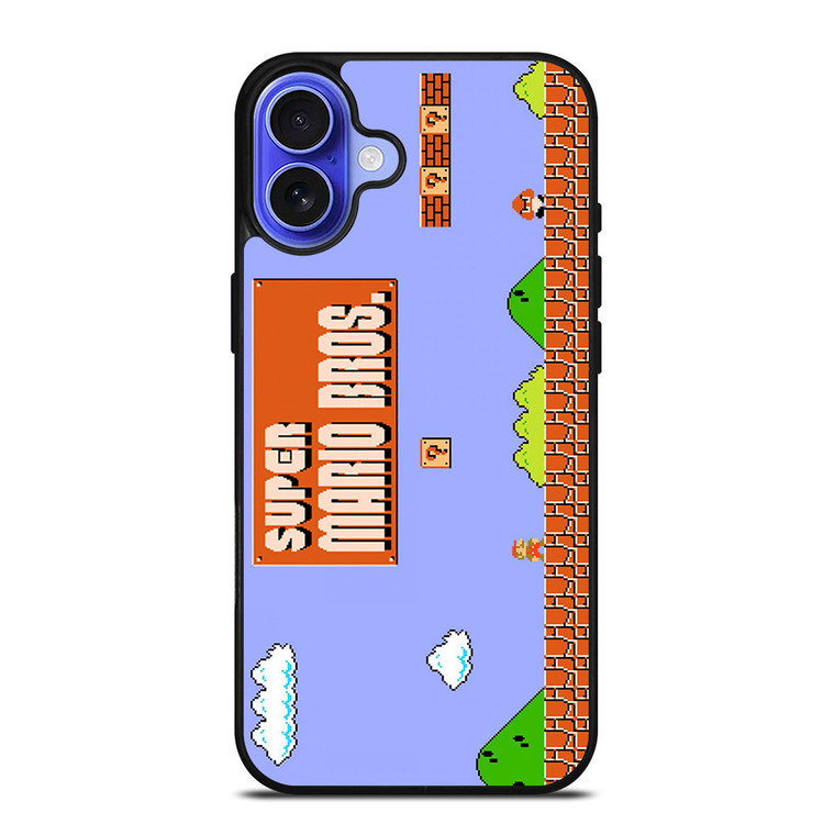 CLASSIC MARIO BROS GAME iPhone 16 Case Cover
