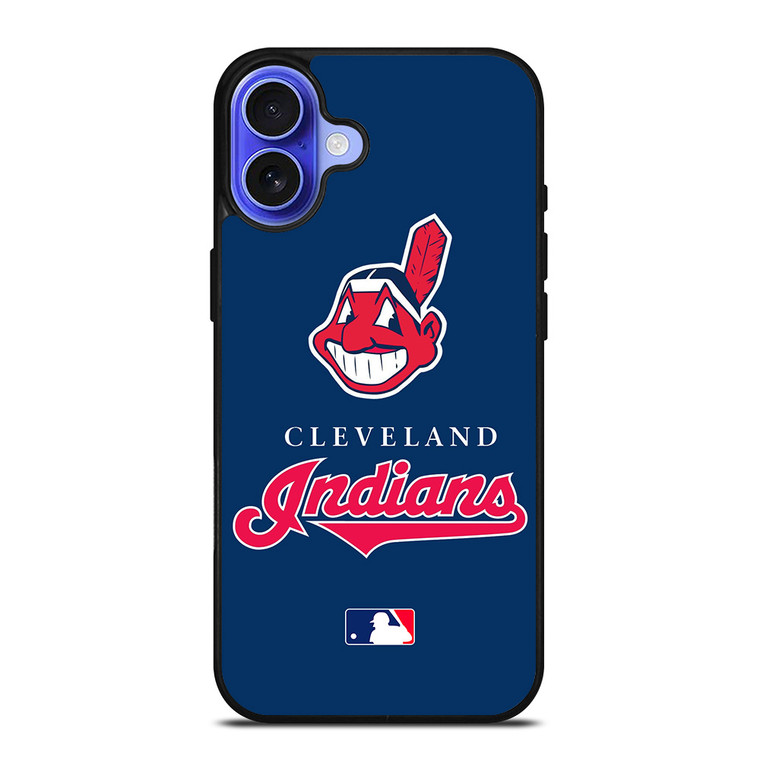 CLEVELAND INDIANS MLB TEAM iPhone 16 Case Cover