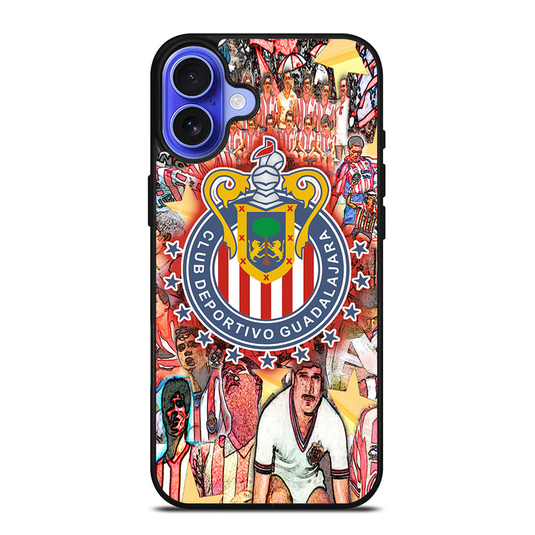 CLUB DEPORTIVO GUADALAJARA CHIVAS iPhone 16 Case Cover