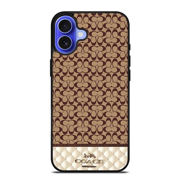 COACH NEW YORK LUXURY FASHION LOGO iPhone 16 Case Cover