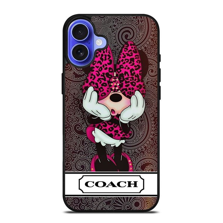 COACH NEW YORK MINNIE MOUSE CUTE iPhone 16 Case Cover
