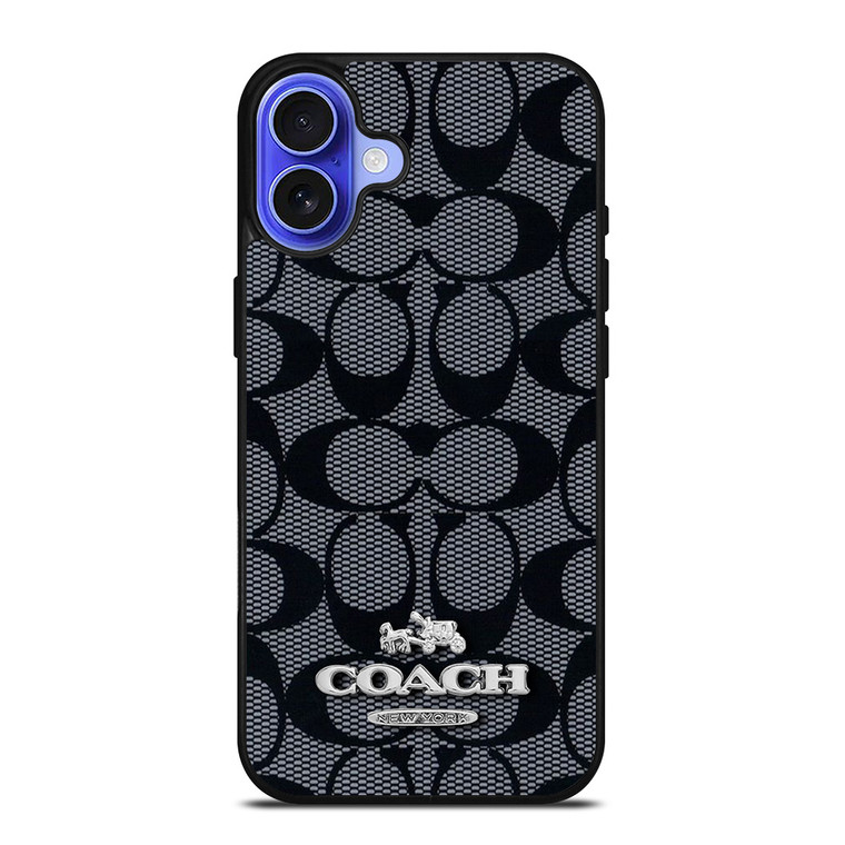 COACH NEW YORK PATTERN 2 iPhone 16 Case Cover
